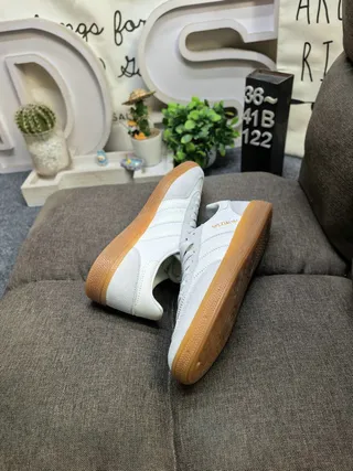 Adidas Spezial Gray Suede White Stripe Gum Sole Lifestyle Sneakers 16