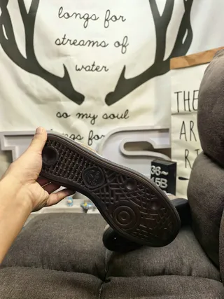 Adidas Spezial Gray Suede White Stripe Gum Sole Lifestyle Sneakers 24