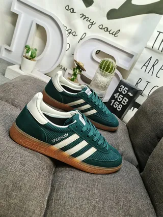Adidas Spezial Green Corduroy Lifestyle Sneakers 9