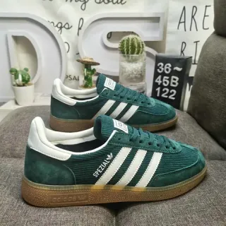 Adidas Spezial Green Corduroy Lifestyle Sneakers