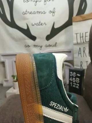 Adidas Spezial Green Corduroy Lifestyle Sneakers 3