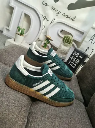 Adidas Spezial Green Corduroy Lifestyle Sneakers 9