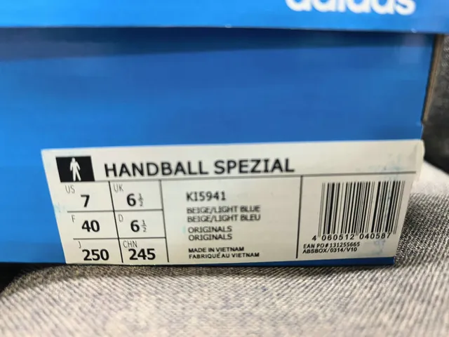 Adidas Spezial Light Gray and Blue Suede Lifestyle Sneakers 12
