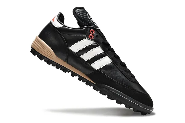 Adidas Spezial Mundial SPZL أسود أبيض أحمر حذاء كرة القدم للعشب الصناعي 2