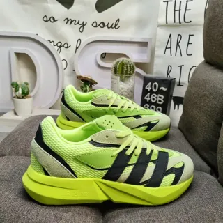 Adidas Spezial Neon Lime Green Black Lifestyle Sneakers