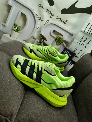 Adidas Spezial Neon Lime Green Black Lifestyle Sneakers 7
