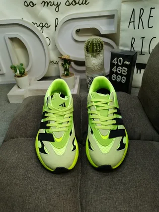 Adidas Spezial Neon Lime Green Black Lifestyle Sneakers 10