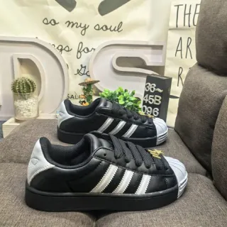 Adidas Superstar Black Silver Lifestyle Sneakers