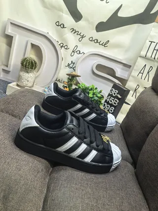 Adidas Superstar Black Silver Lifestyle Sneakers 9