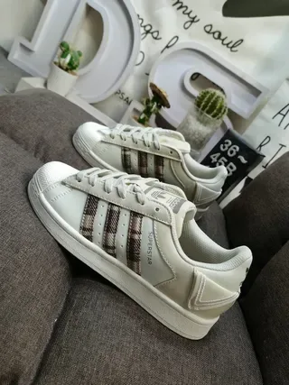 Adidas Superstar Dumbo Collaboration Off-White Mint Green Lifestyle Sneakers 7