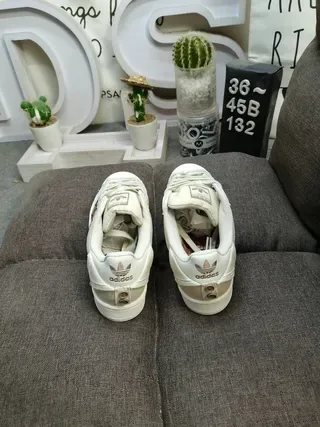 Adidas Superstar Dumbo Collaboration Off-White Mint Green Lifestyle Sneakers 8