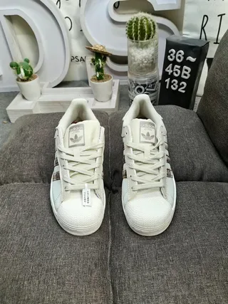 Adidas Superstar Dumbo Collaboration Off-White Mint Green Lifestyle Sneakers 10