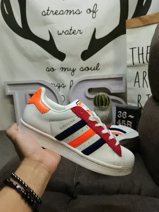 Adidas Superstar Dumbo Collaboration Off-White Mint Green Lifestyle Sneakers 15