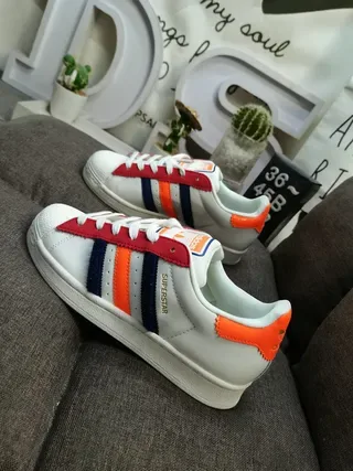 Adidas Superstar Dumbo Collaboration Off-White Mint Green Lifestyle Sneakers 17