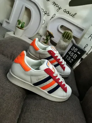 Adidas Superstar Dumbo Collaboration Off-White Mint Green Lifestyle Sneakers 19