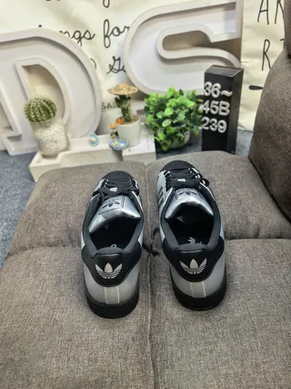 Adidas Superstar Metallic Silver and Black Lifestyle Sneakers 8