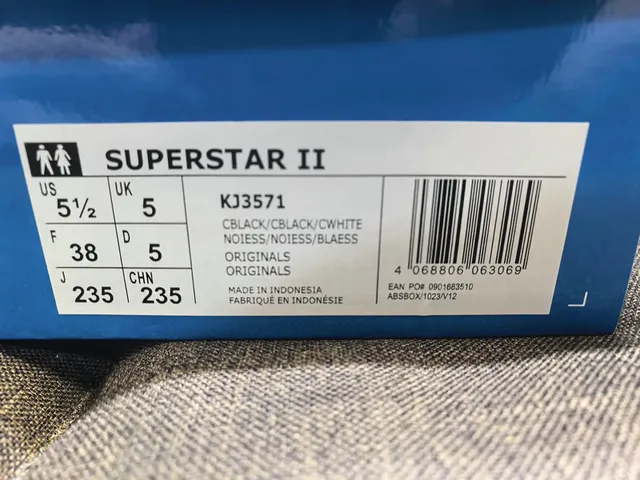 Adidas Superstar Navy and White Lifestyle Sneakers 2