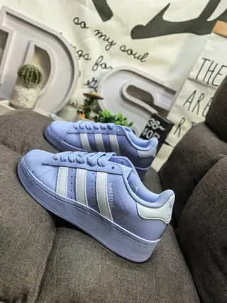 Adidas Superstar Navy Suede White Shell-Toe Lifestyle Sneakers 7