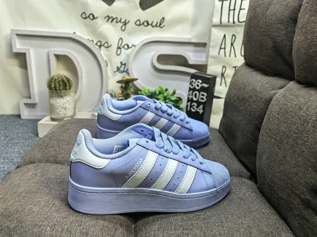 Adidas Superstar Navy Suede White Shell-Toe Lifestyle Sneakers 11