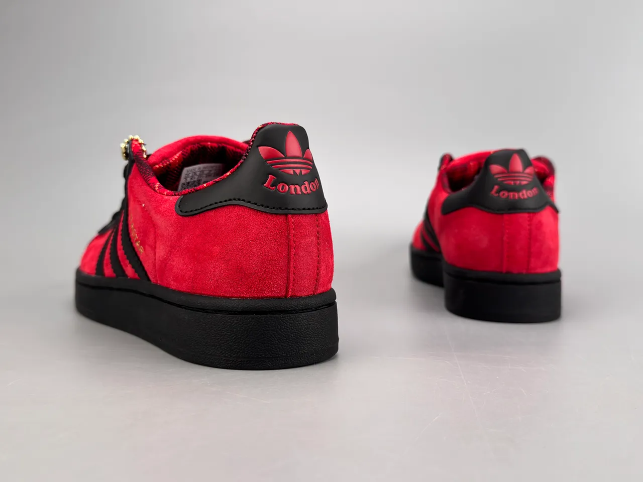 Adidas Superstar 红黑麂皮休闲运动鞋 6