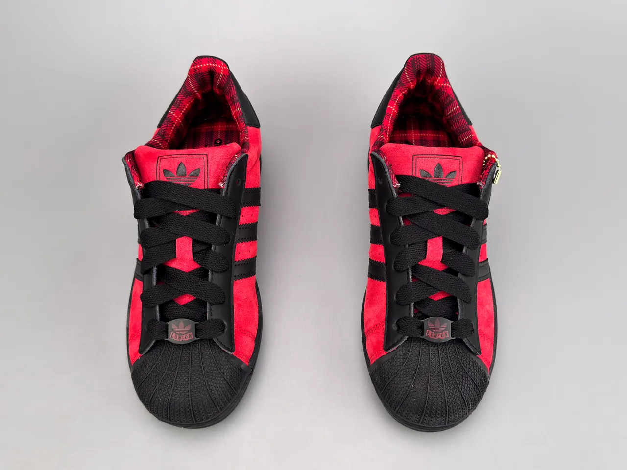 Adidas Superstar 红黑麂皮休闲运动鞋 7