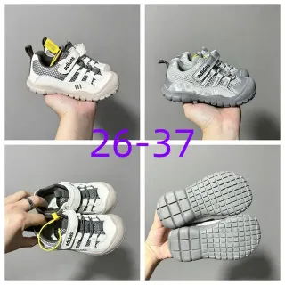 Adidas सफेद भूरा Velcro पट्टी बंद Mesh-and-Synthetic अपर लाइफस्टाइल स्नीकर