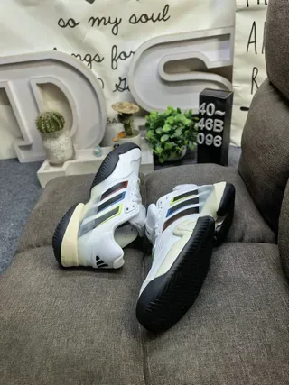 Adidas White Mesh Low-Top Lifestyle Sneakers 16