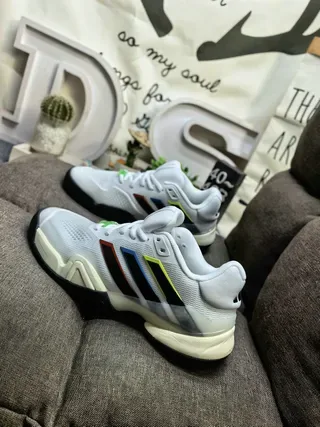 Adidas White Mesh Low-Top Lifestyle Sneakers 17
