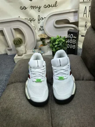 Adidas White Mesh Low-Top Lifestyle Sneakers 20