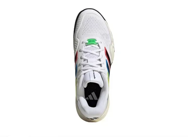 Adidas Tênis Lifestyle Branco Multicolor Listrado de Malha 3