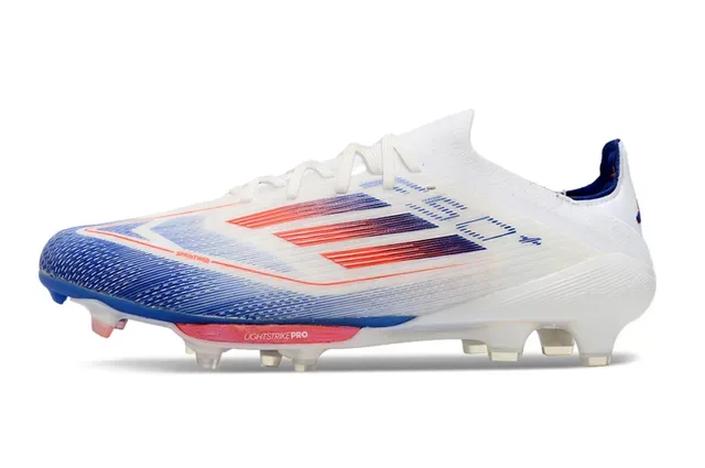 Adidas Zapatos de Fútbol Blanco Naranja Low-Cut Sintético Agarre Texturizado Forefoot Firm-Ground 15