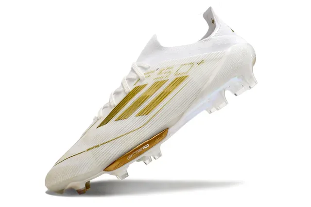 Adidas Zapatos de Fútbol Blanco Naranja Low-Cut Sintético Agarre Texturizado Forefoot Firm-Ground 17