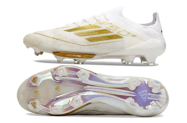 Adidas Zapatos de Fútbol Blanco Naranja Low-Cut Sintético Agarre Texturizado Forefoot Firm-Ground 21