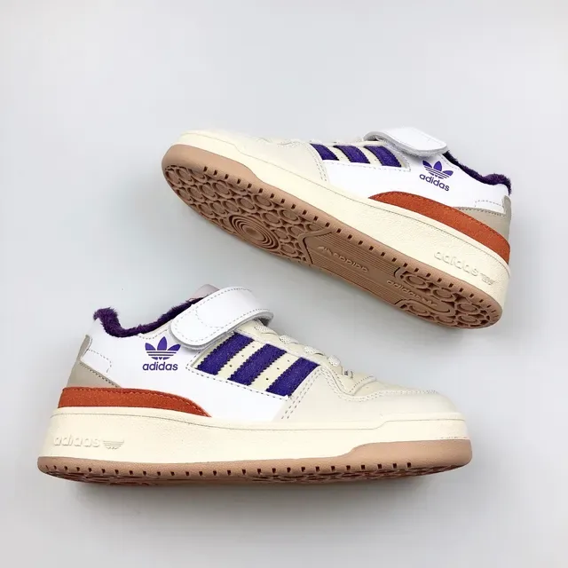 Adidas White Pink Low-Top Velcro Strap Overlay Lifestyle Sneakers 6