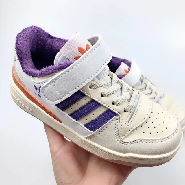 Adidas White Pink Low-Top Velcro Strap Overlay Lifestyle Sneakers 8