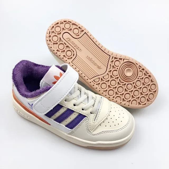 Adidas White Pink Low-Top Velcro Strap Overlay Lifestyle Sneakers 9