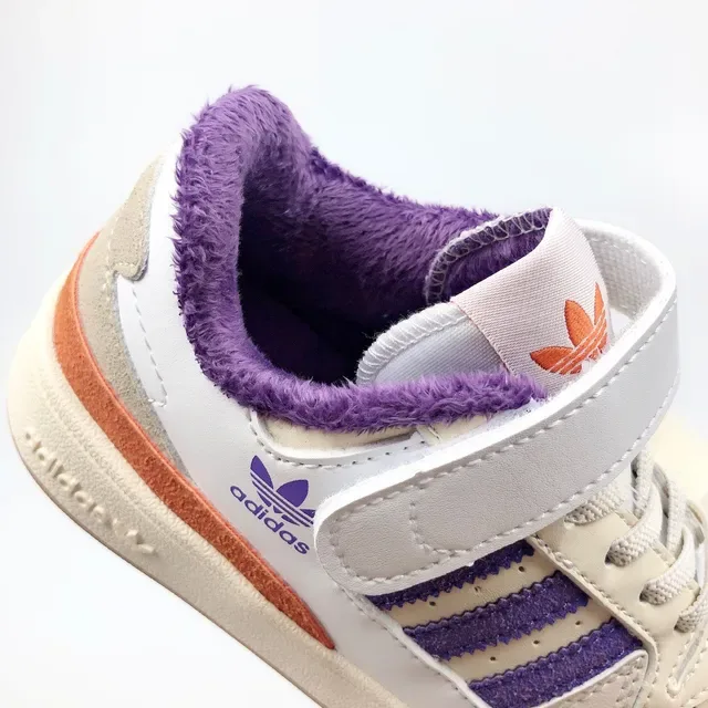 Adidas White Pink Low-Top Velcro Strap Overlay Lifestyle Sneakers 11