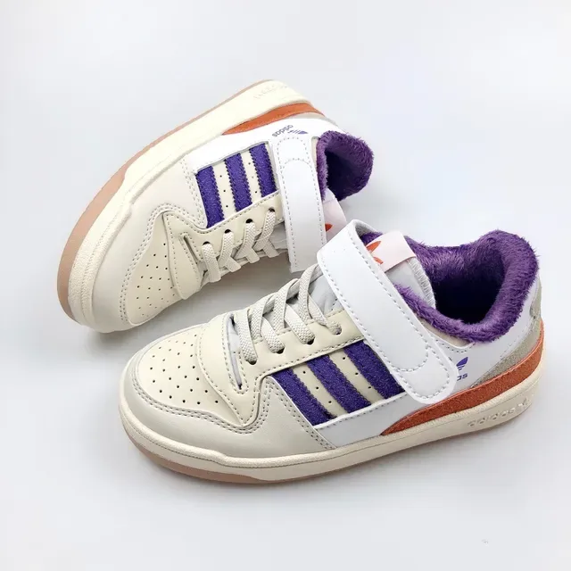 Adidas White Pink Low-Top Velcro Strap Overlay Lifestyle Sneakers 12
