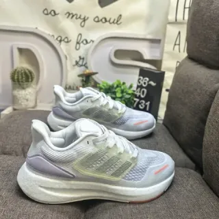 Adidas सफेद बैंगनी सन्टी ऊपरी अर्धपारदर्शी धारीदार सेज लाइफस्टाइल स्नीकर