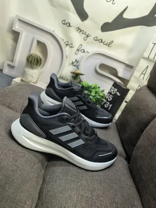 Adidas White Purple Knit Upper Translucent Striped Cage Lifestyle Sneakers 17