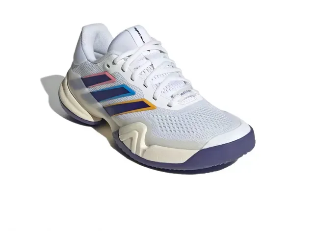 Adidas Sneakers Lifestyle Blanc et Violet Low-Top à Upper en Maille 2