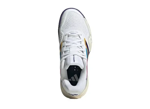 Adidas Sneakers Lifestyle Blanc et Violet Low-Top à Upper en Maille 3
