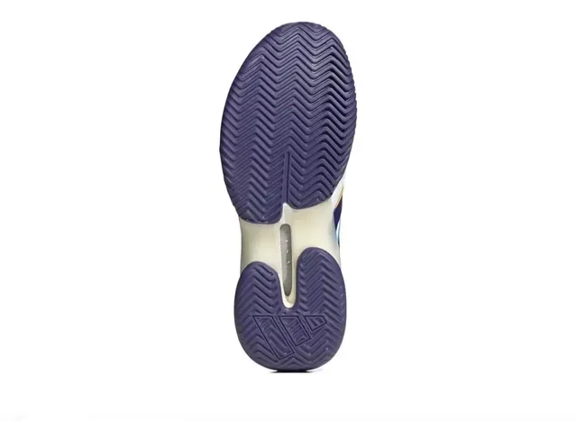 Adidas Sneakers Lifestyle Blanc et Violet Low-Top à Upper en Maille 4