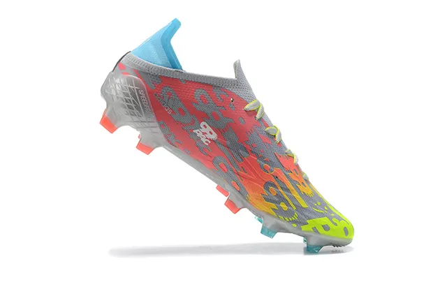 Adidas X Multicolor Low-Cut Knit Upper Asymmetric Lacing Firm-Ground Soccer Shoes 3