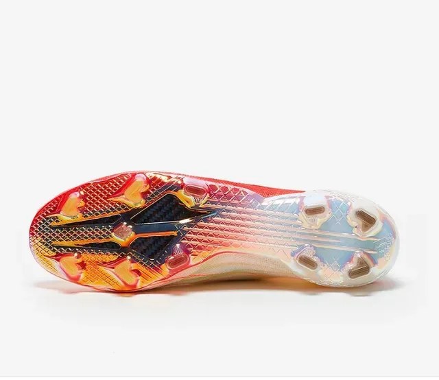 Adidas X Speedportal Sapatos de Futebol Vermelho Metálico Iridescente Firm-Ground 4