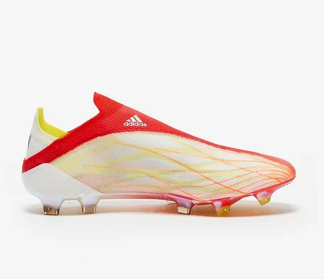 Adidas X Speedportal Sapatos de Futebol Vermelho Metálico Iridescente Firm-Ground 5