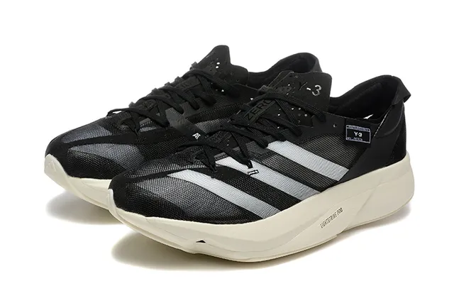 Adidas Y-3 Lightstrike Pro Black Silver Running Shoes 2