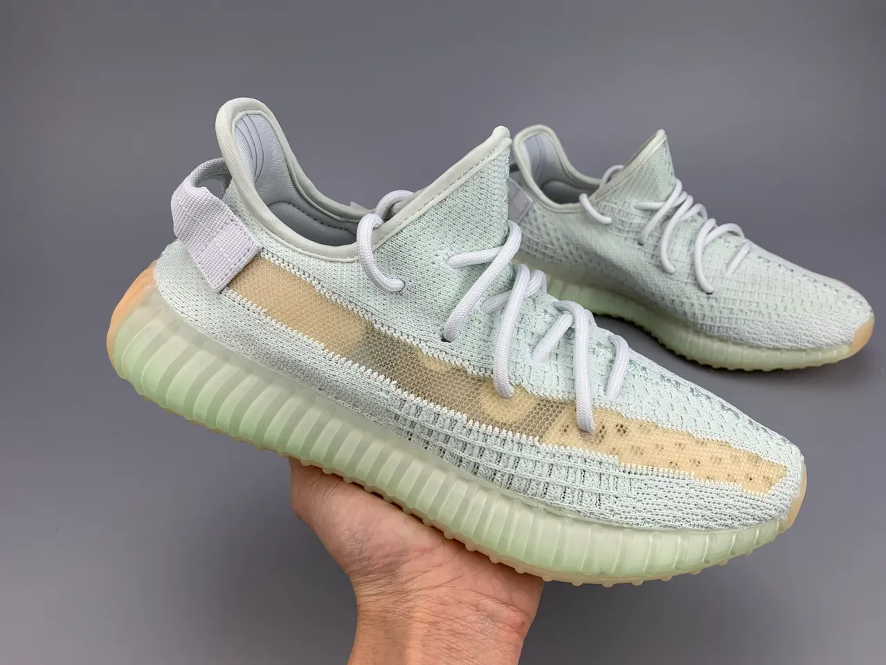 Adidas Yeezy Boost 350 V2 Pale Mint Lifestyle Sneakers 11