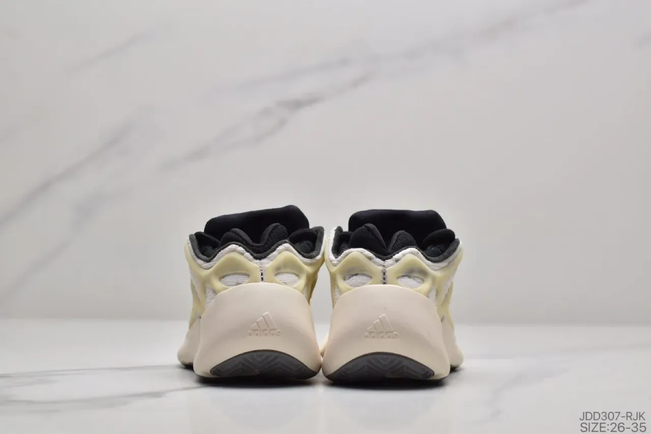 Adidas Yeezy Boost 700 भूरा काला नक्काशी मध्य तल पिंजरा ओवरले निर्माण जीवन शैली जूते 7