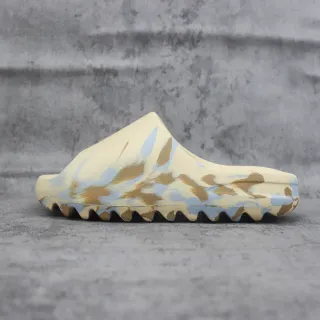 Adidas Yeezy Slide भूरा नीला भूरा कैमो स्लिपर